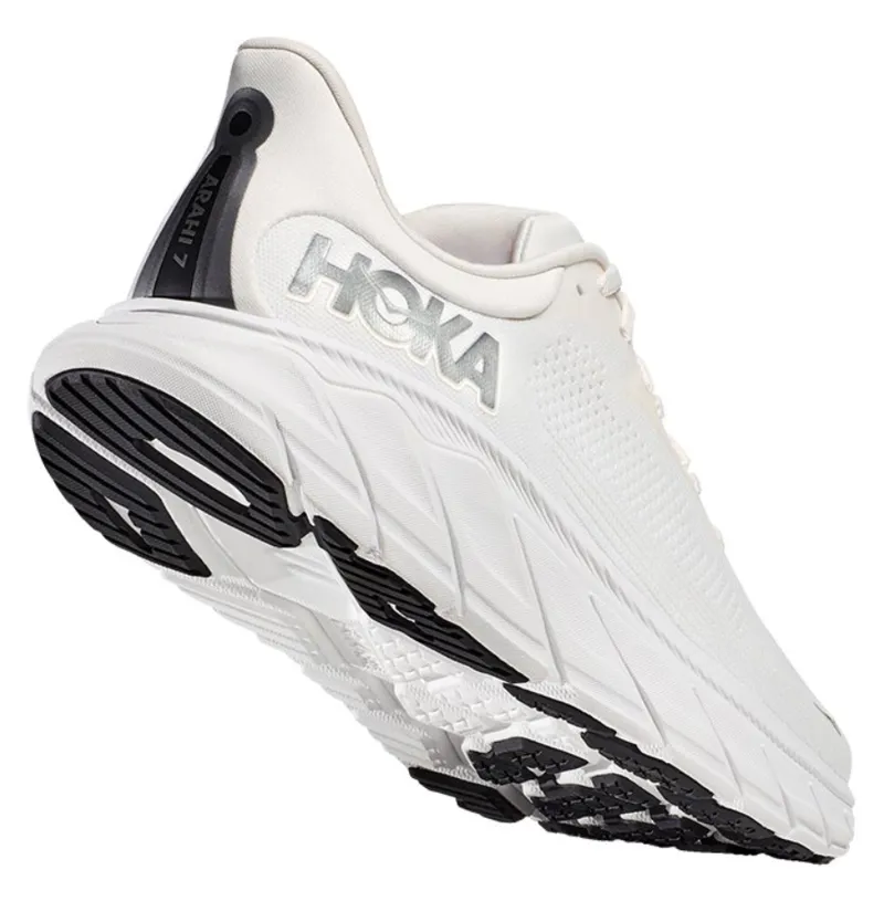 Hoka One One Men's Arahi 7 Blanc De Blanc/Steel Wool-3